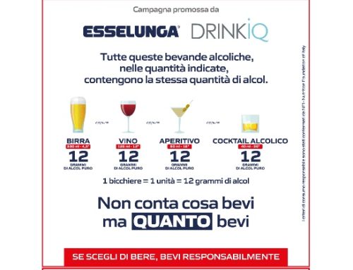 Se proprio vuoi bere, fallo responsabilmente, dicono Diageo e Esselunga
