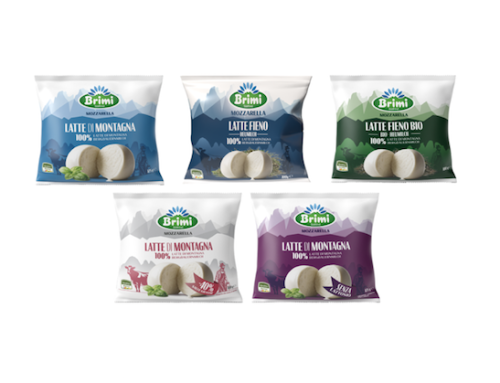 Brimi rinnova i suoi pack e mette al centro il claim ‘100% Latte di Montagna’