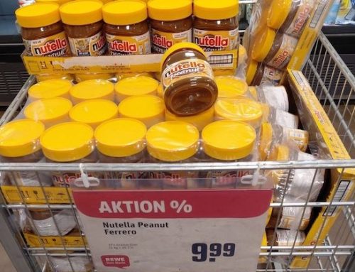 Germania / Nutella Peanut in vendita da Rewe a 9,99 euro