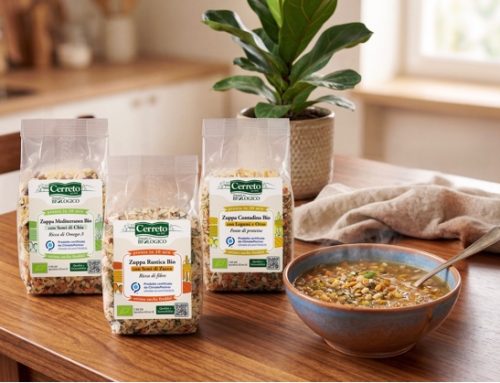 Cerreto Bio celebra 50 anni a Tuttofood 2026 e presenta tre nuove zuppe pronte