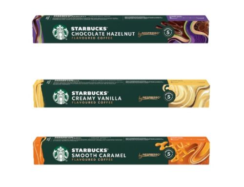 Starbucks by Nespresso lancia le nuove capsule aromatizzate ai gusti vaniglia, caramello e nocciola e cioccolato