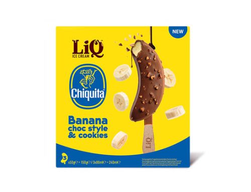 Chiquita entra nel mercato dei gelati con due referenze sviluppate con LiQ