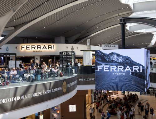 Ferrari Trento inaugura uno ‘Spazio Bollicine’ all’aeroporto di Roma Fiumicino