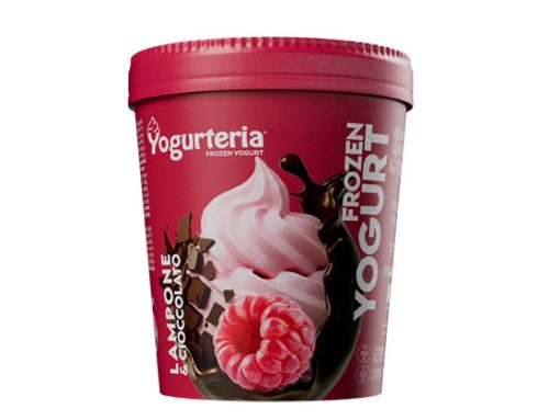 Yogurteria amplia la gamma con il Frozen Yogurt Lampone e Cioccolato