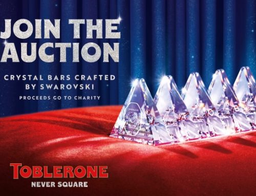 Toblerone (Mondelez International) lancia il Crystal Bar firmato Swarovski. I ricavi andranno in beneficenza